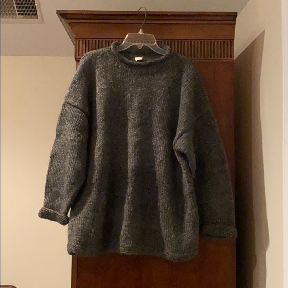 Grey hand made sweater